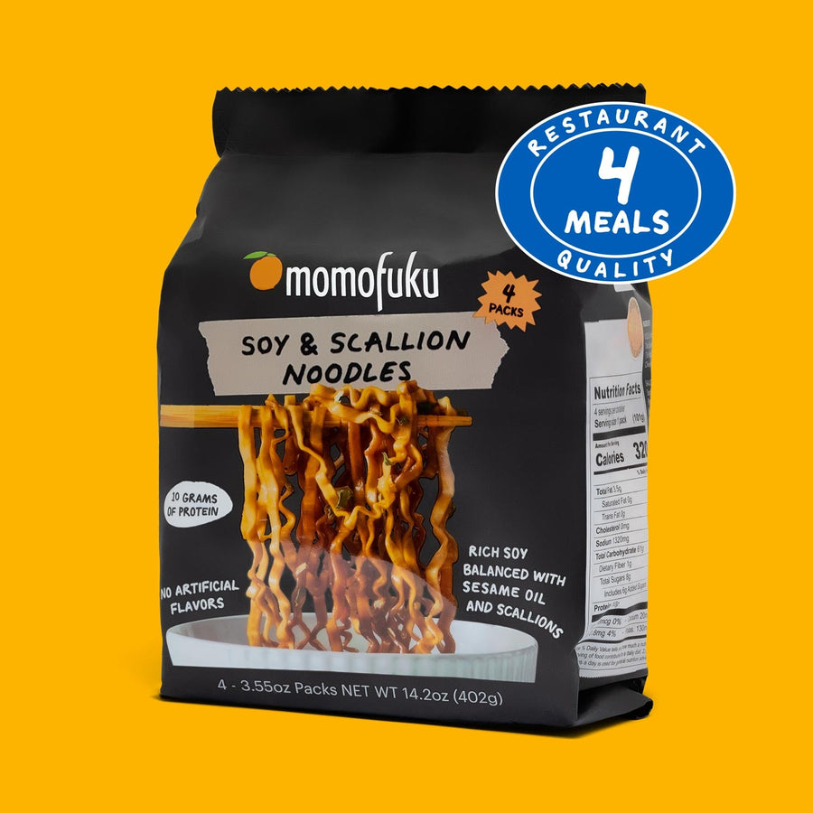 Soy & Scallion Noodles | 4 Packs E9